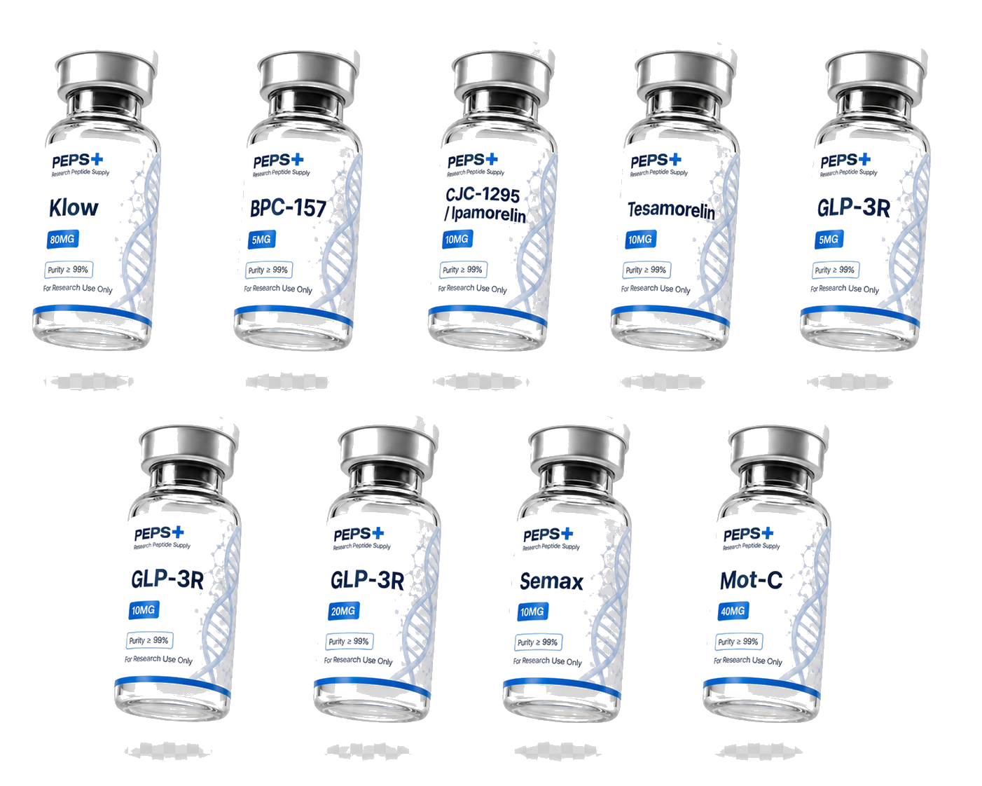 PEPS+ Research Peptide Vials
